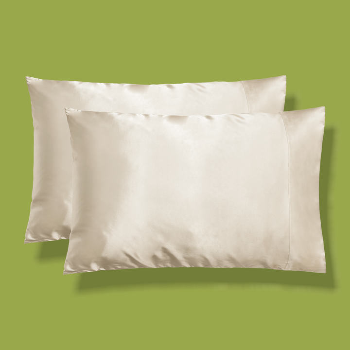 Vegan Satin Pillowcase (2pk) - Champagne