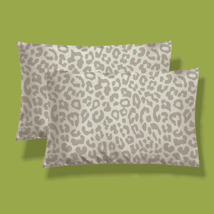 Vegan Satin Pillowcase (2pk) - Animal Print